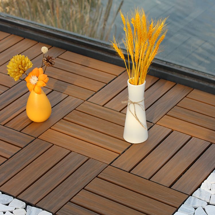 BowLift | Deck Plank drilled hardwood tiles exterior flooring