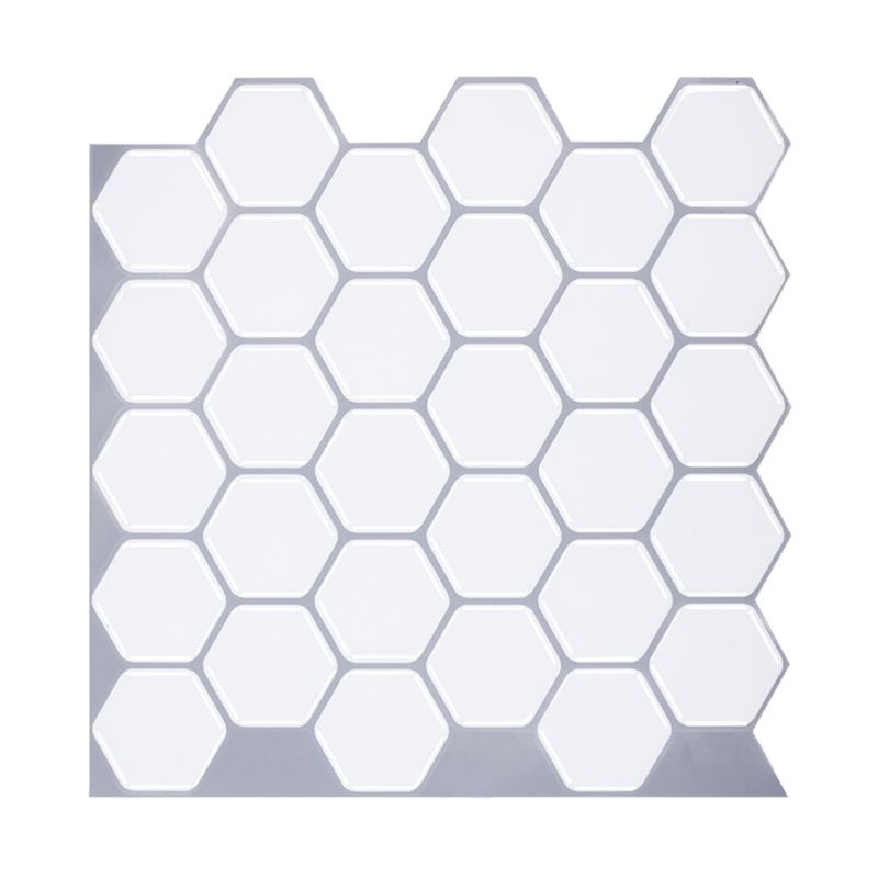 BowLift | Hexagon Wall Tile Fat Resistant Steel and Kitchen Paper Wallpaper