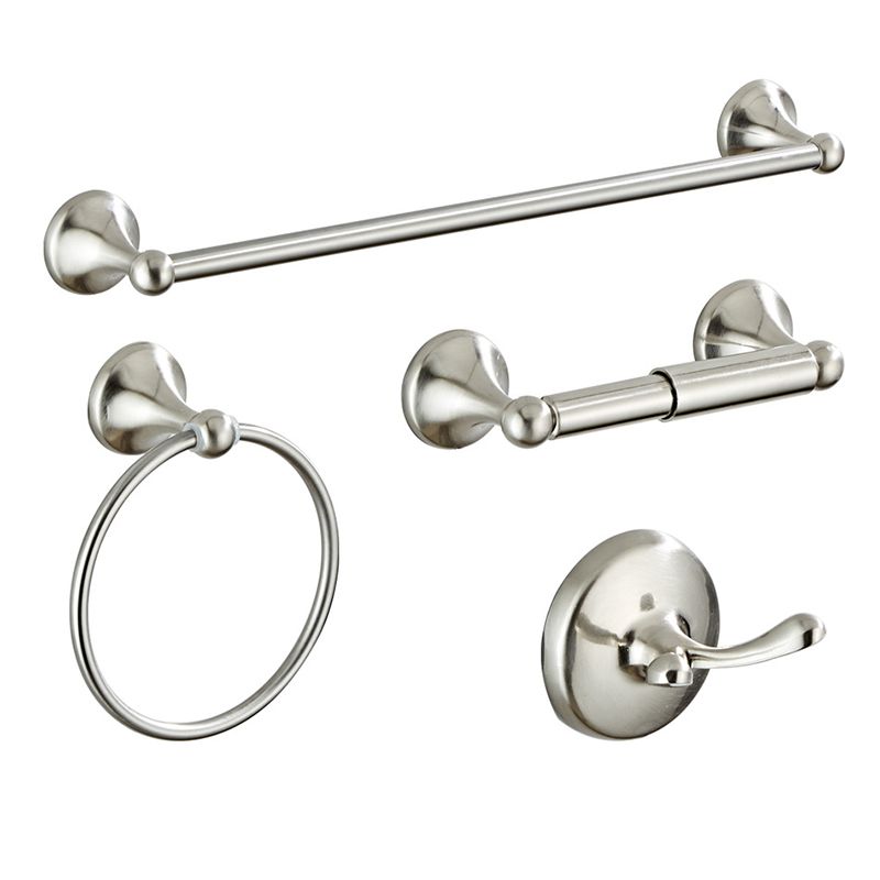 BowLift | Metal Bathroom Set Traditional Style Nickel Bathroom Accessories Set