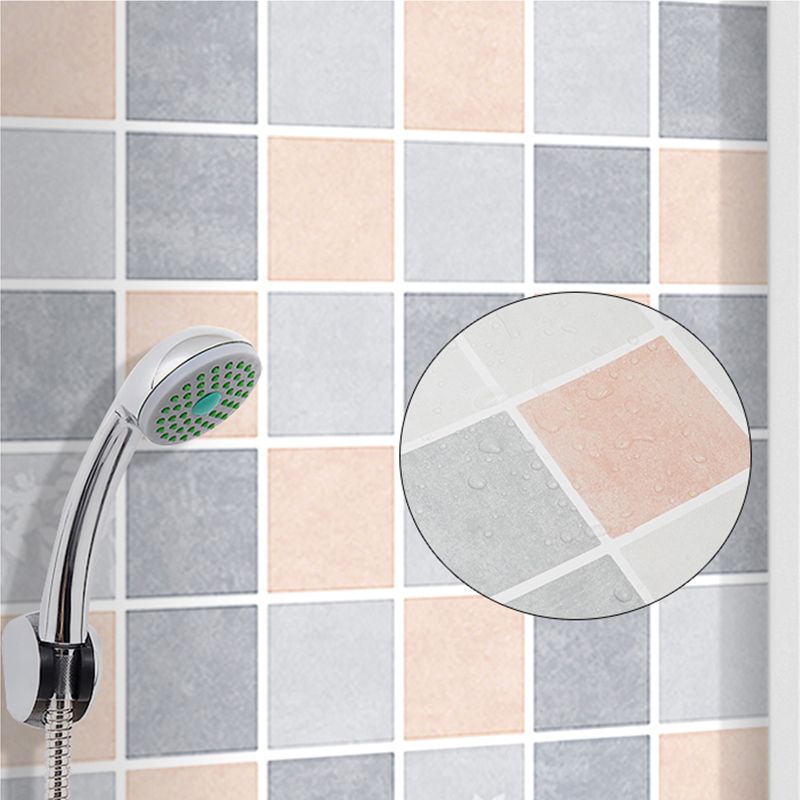 BowLift | Grid Mosaic Peel & Stick Tiles Scratch-resistant Wallpaper for Bathroom Back Wall