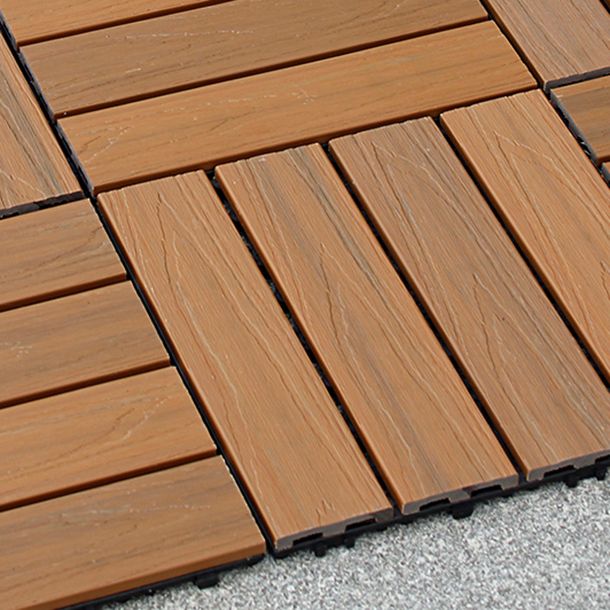 BowLift | Interlocking composite deck tiles Striped pattern patio tiles