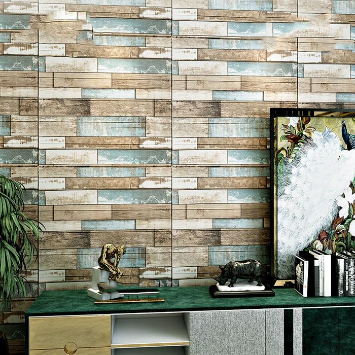 BowLift | Farmhouse Wall Plank 3D Brick Bedroom and Living Room Wall Panel Set of 10
