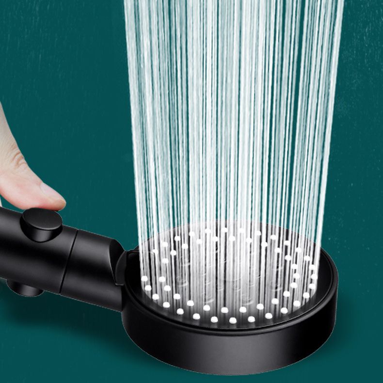 BowLift | Round Print Shower Head 6 Settings Adjustable Water Flow Handheld Shower Head