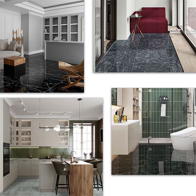 BowLift | Waterproof Wallpaper PVC Single Tiles Wallpaper with Square Shape