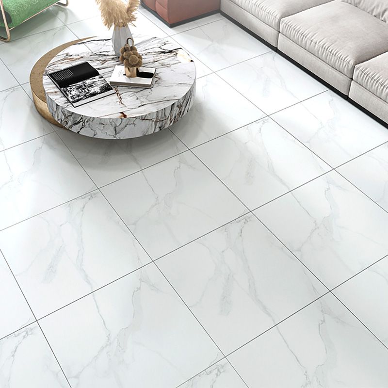 BowLift | Home Vinyl flooring Peel and Stick Marble look square PVC floor coverings for the living room