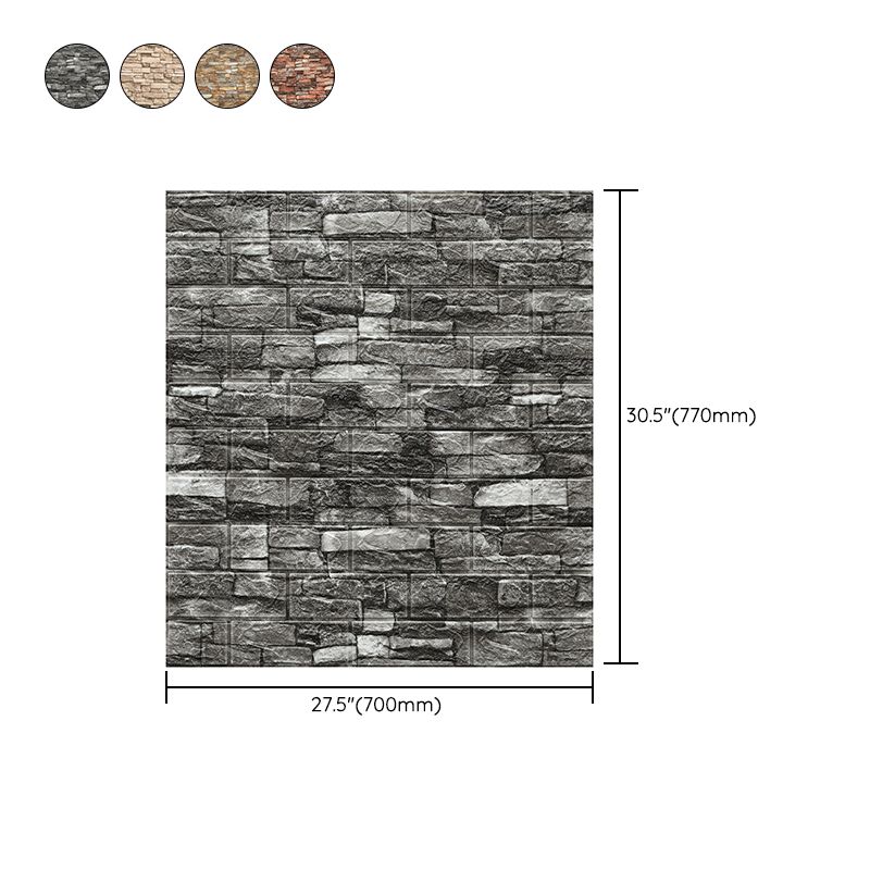 BowLift | Industrial Wall Panel 3D Brick Bathroom Living Room Wall Panels Set of 10