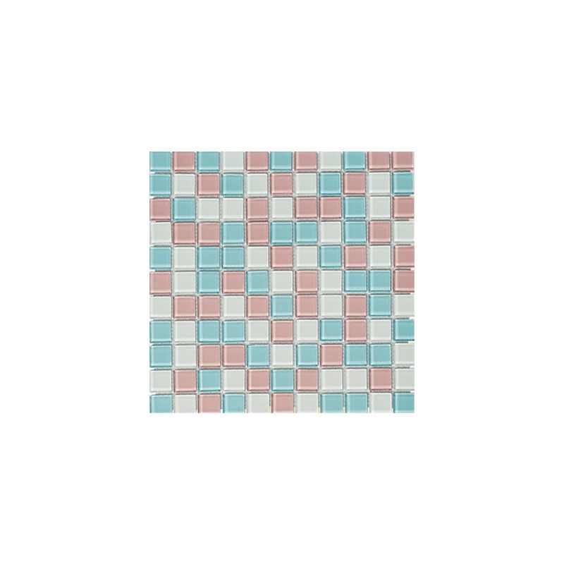 BowLift | 12" x 12" Peel & Stick Glass Square Grid Mosaic Peel and Stick Tile 10-Pack