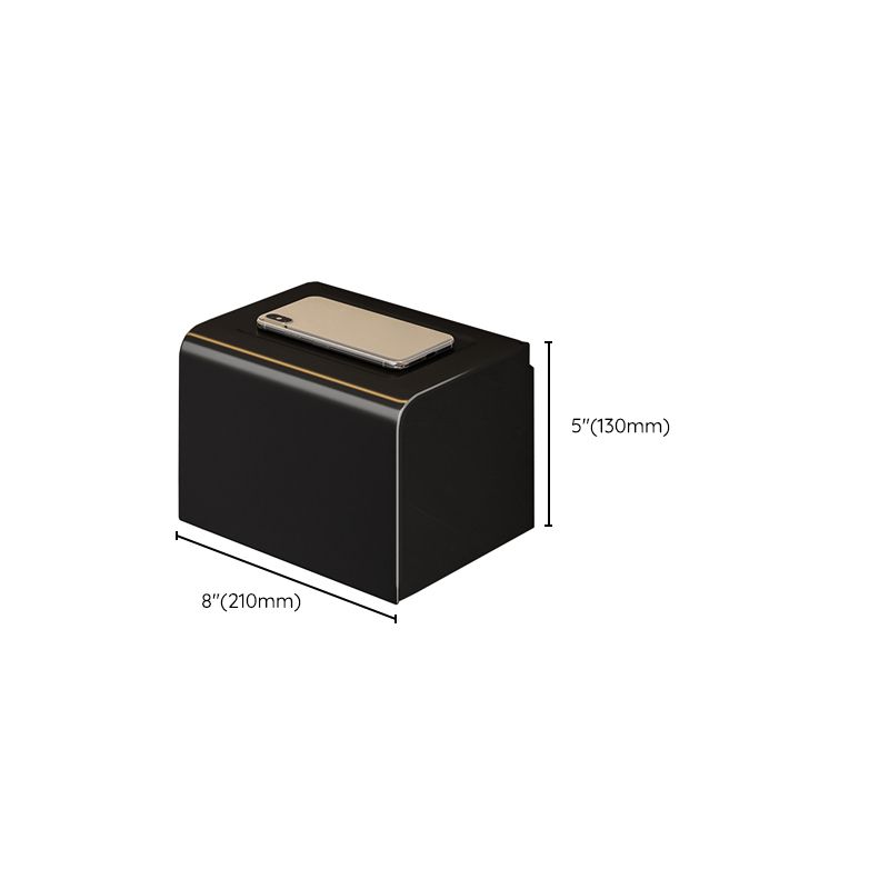 BowLift | Modern black metal bath hardware set towel bar bathroom hardware set