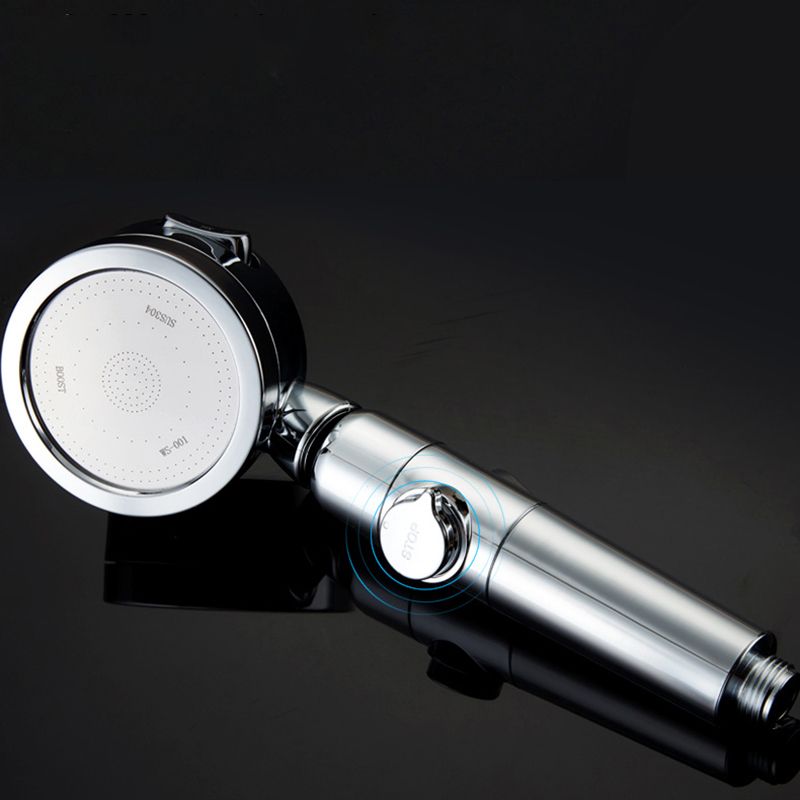 BowLift | Modern Showerhead Adjustable Spray Pattern Rotatable Round Handheld Showerhead