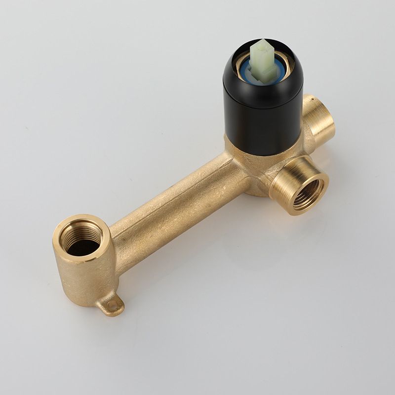 BowLift | Industrial Sink Faucet Brass Lever Handles Low Arc Wall Mounted Bathroom Faucet