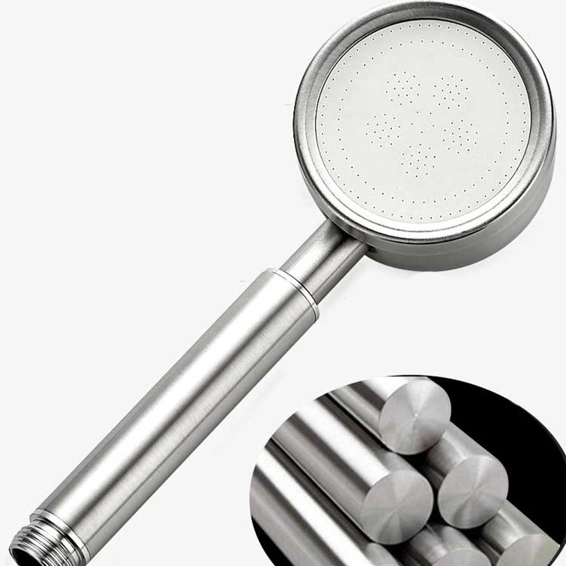 BowLift | Round Handheld Shower Water Saving Showerhead Made of Stainless Steel