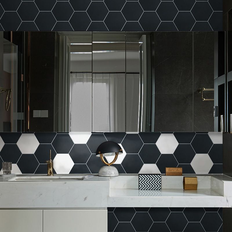 BowLift | Hexagonal Peel and Stick Tiles Modern Peel and Stick Backsplash 20 Pack for the Bathroom
