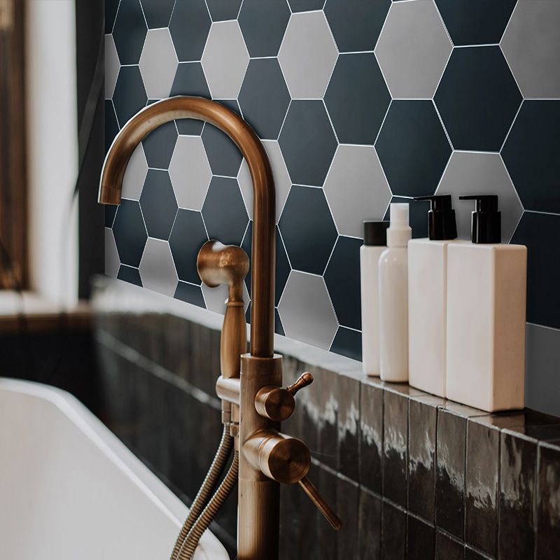BowLift | Hexagonal Peel and Stick Tiles Modern Peel and Stick Backsplash 20 Pack for the Bathroom