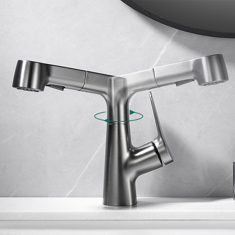 BowLift | Extendable Vessel Water Tap Modern Sink Faucet with a Lever Handle