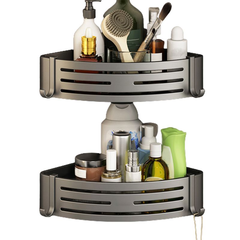BowLift | 3-piece bathroom accessory set Contemporary aluminum bathroom shelf