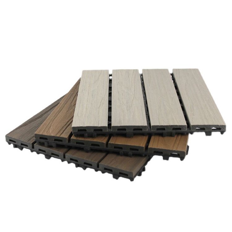 BowLift | Deck Plank drilled hardwood tiles exterior flooring