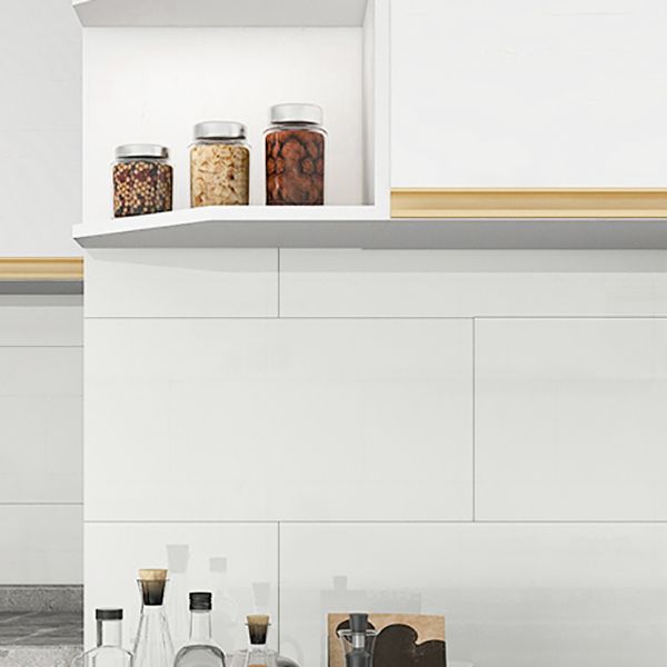 BowLift | 10-pack 12" X 23" PVC rectangular peel & stick field tile kitchen and bathroom back paneling