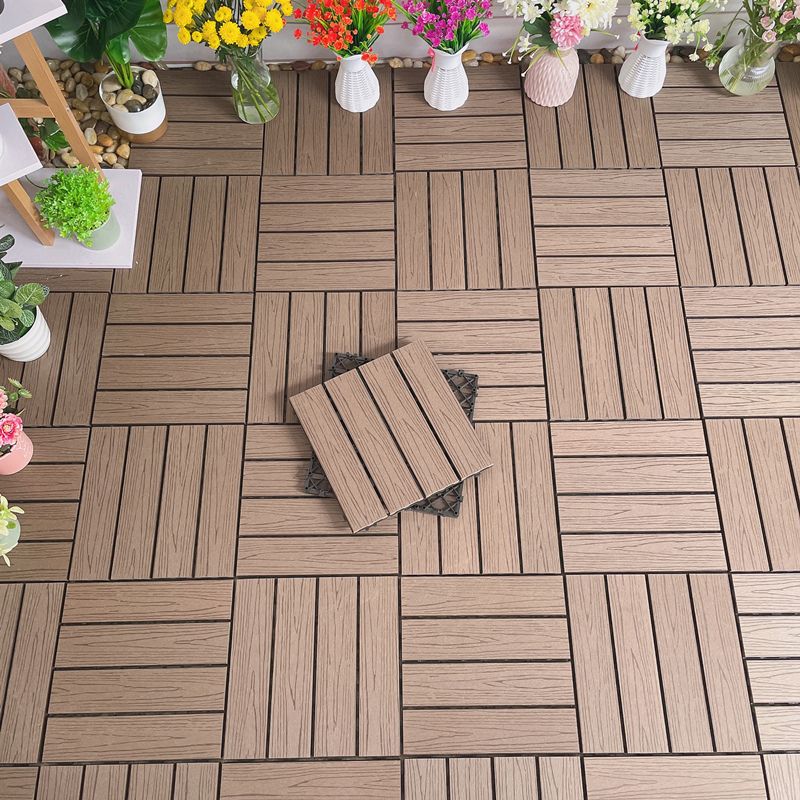 BowLift | Waterproof Decking Board Strips Composite Square Outdoor Decking Tile Terrace