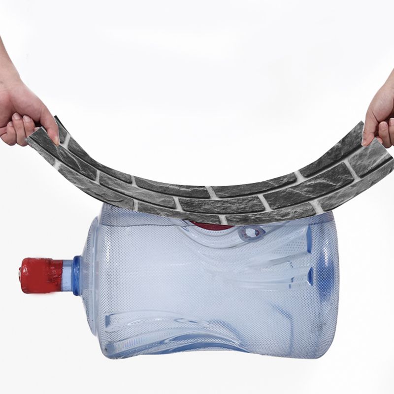 BowLift | Industrial Wall Ceiling 3D Artificial Brick Living Room Peel and Stick Covering (5-Pack)