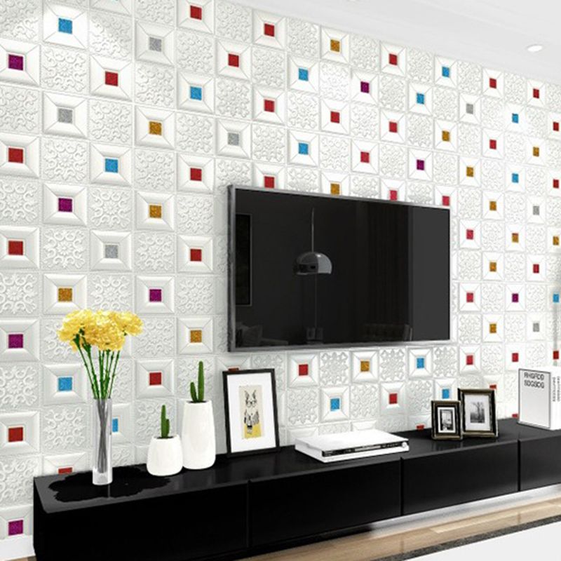 BowLift | Modern wall covering foam 3D embossed peel and stick wall panel