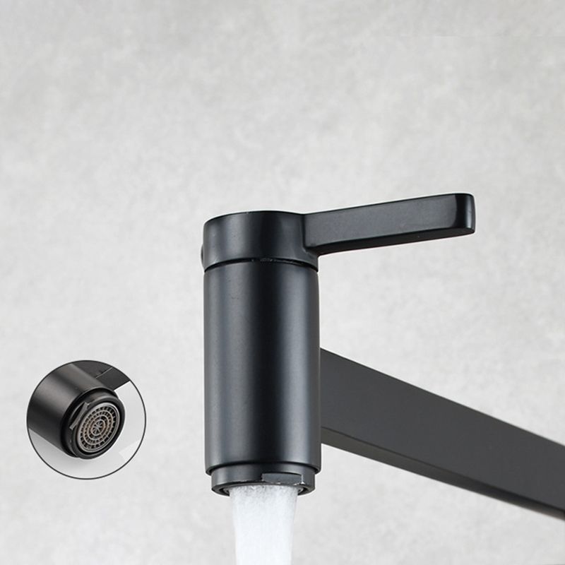 BowLift | 1-handle brushed nickel widespread faucet 1 hole wall-mounted bathroom faucet with brass