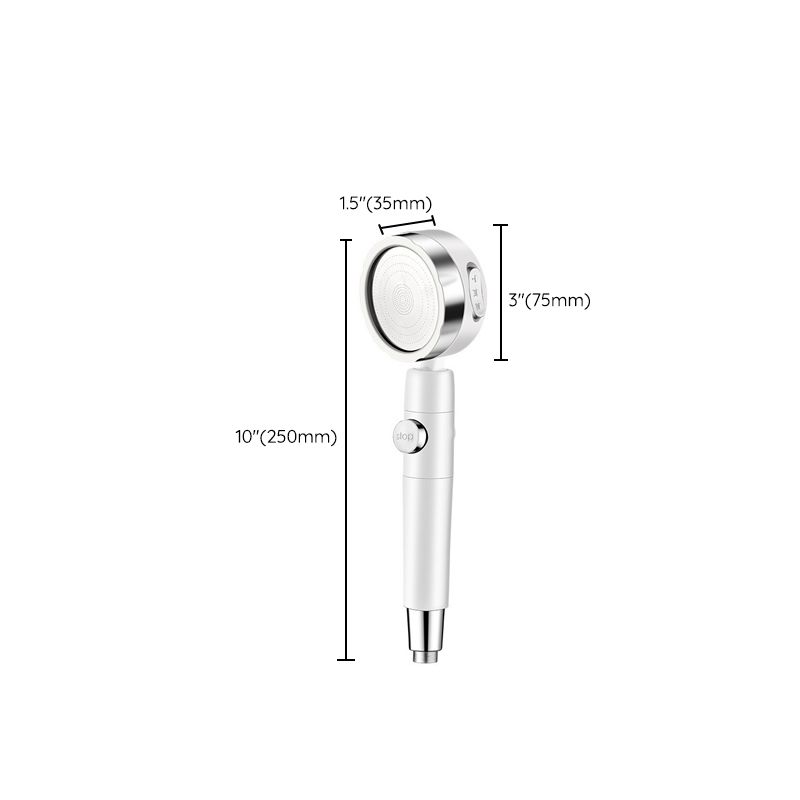 BowLift | Modern Handheld Showerhead 3 Spray Round Metal Shower Heads