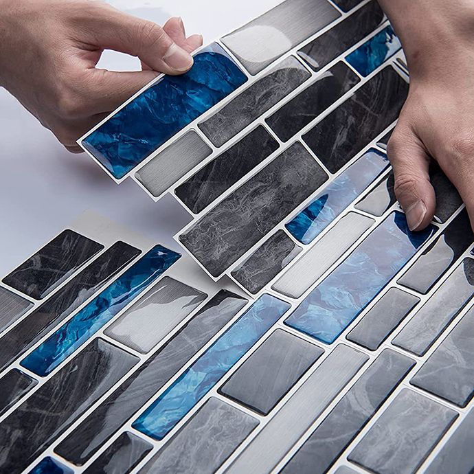 BowLift | Square Peel-and-Stick Tiles Plastic Indoor Peel & Stick Subway Tile