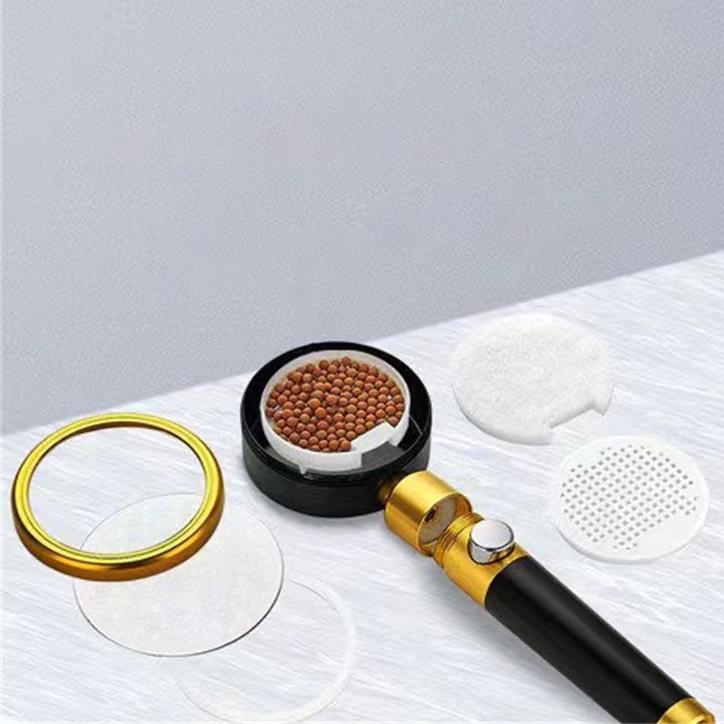 BowLift | Luxurious Shower Head Color Block Adjustable Water Flow Round Handheld Shower