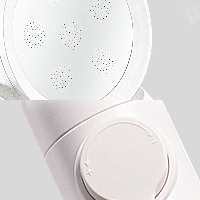 BowLift | Handheld Shower Adjustable Spray Pattern White Round Showerhead