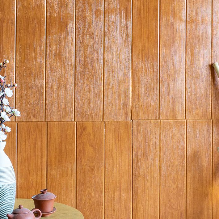 BowLift | Modern Tin Back Panel Smooth Thickened Wall Ceiling Wood Grain Design