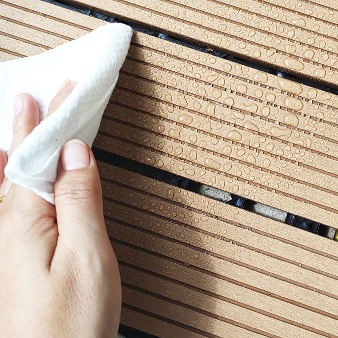 BowLift | 11 Pack 12" X 12" Square Deck/Patio Tiles Snap Fit for Outdoor Patio Tiles