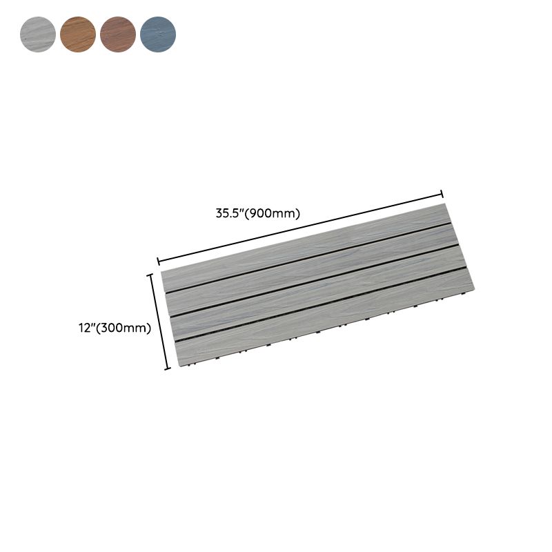 BowLift | Interlocking composite deck tiles Striped pattern patio tiles