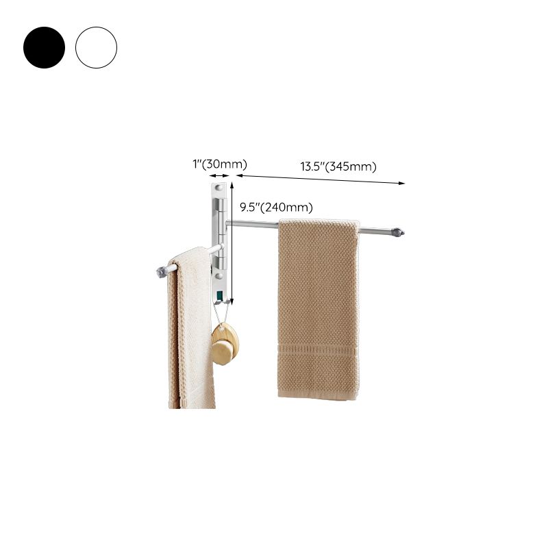 BowLift | 2-piece towel bar made of stainless steel Modern 13.6" B bathroom accessory set