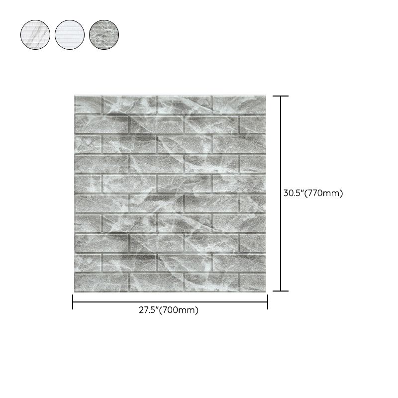 BowLift | Industrial Wall Panel, 3D Brick Bathroom Wall Panels Set of 2