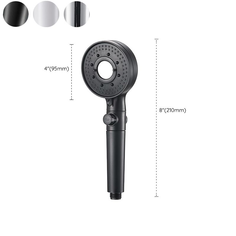 BowLift | Round Shower Head Plastic Modern Shower Head with Adjustable Spray Pattern