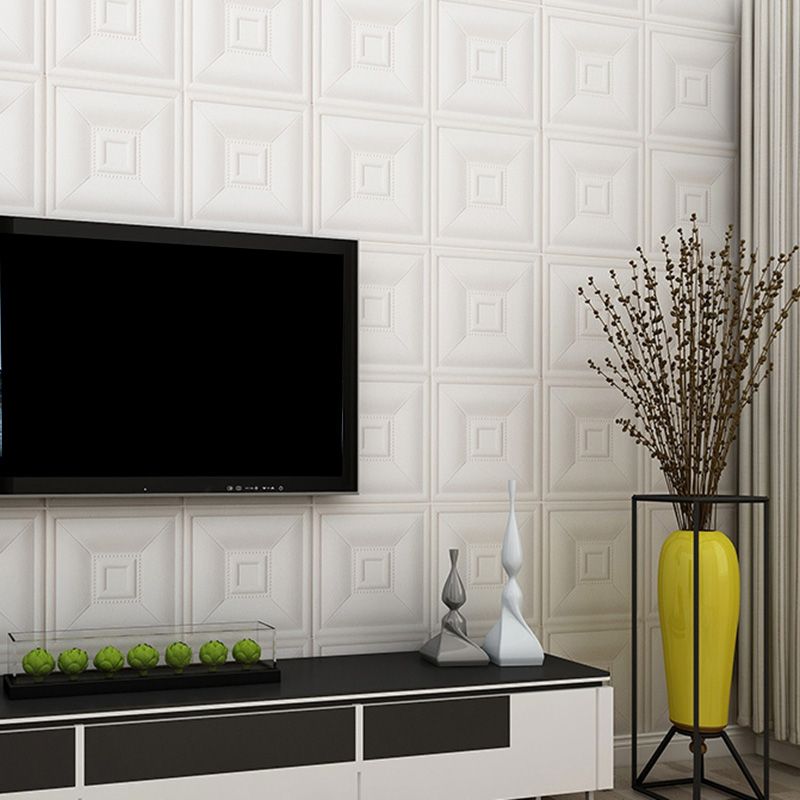 BowLift | Glam Style Foam Water-Resistant Wall Cladding Living Room 3D Embossing Wall Cladding