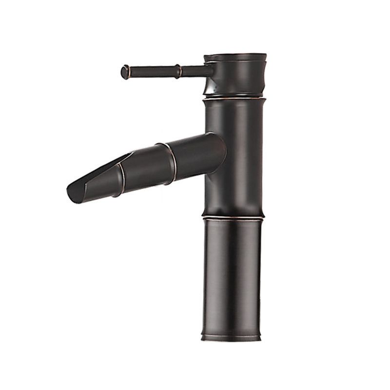 BowLift | Farmhouse Vessel Sink Faucet Copper 1-Handle Low Arc Vessel Faucet for Bathroom