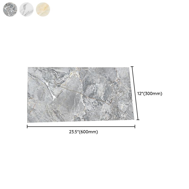 BowLift | Multi-Tonal Style Vinyl Plank Peel and Stick Porcelain Tile Look Vinyl Plank Flooring