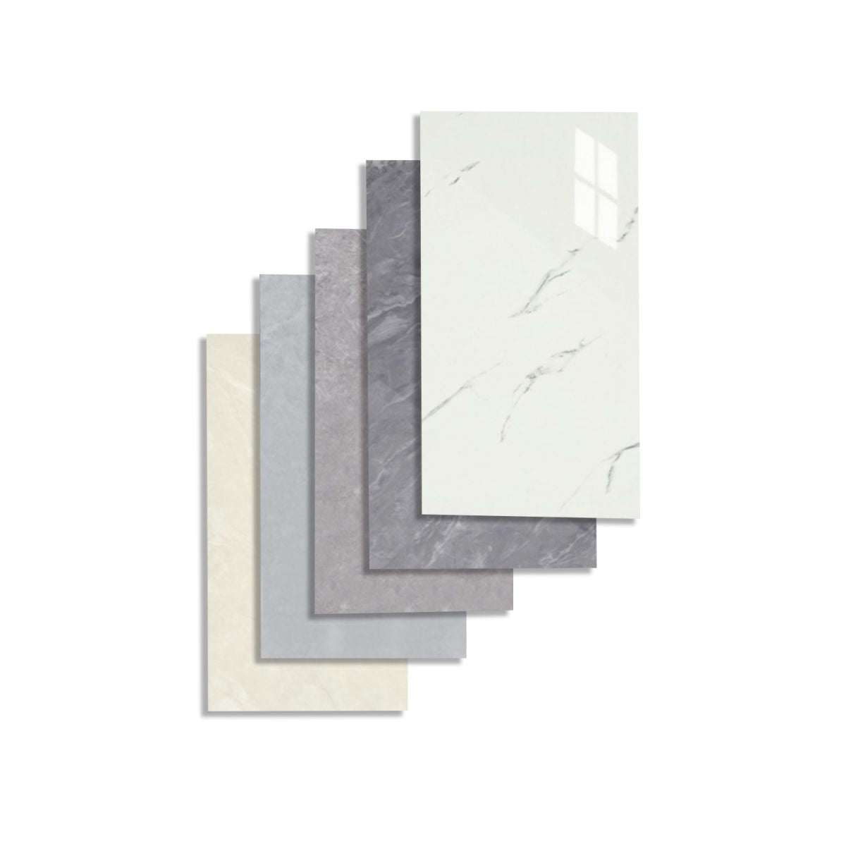 BowLift | 10 Pack 12" X 23" PVC rectangular Peel & Stick field tile kitchen and bathroom back paneling