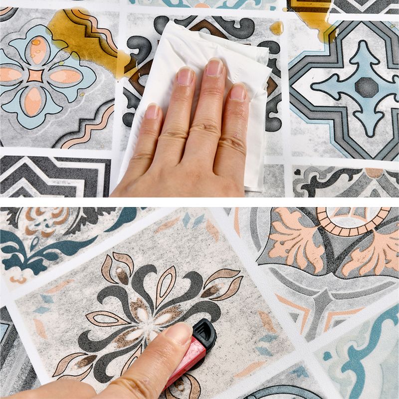 BowLift | Multi-Tonal Style Vinyl Plank Peel and Stick Porcelain Tile Look Vinyl Plank Flooring