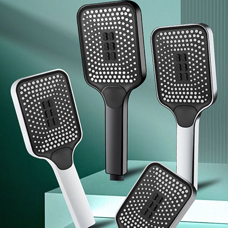 BowLift | Modern Rectangular Hand Shower in Black 3 Spray Wall Mounted Hand Shower