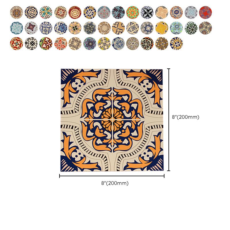 BowLift | Peel & Stick Vinyl Floor Multicolored Style Vinyl Floor with Matt Gloss