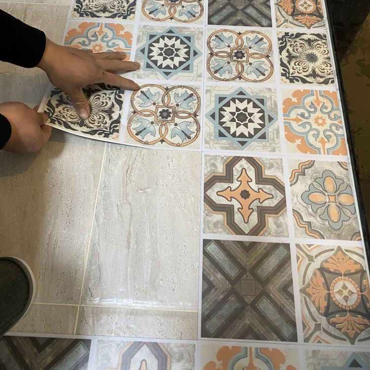 BowLift | Multi-Tonal Style Vinyl Plank Peel and Stick Porcelain Tile Look Vinyl Plank Flooring