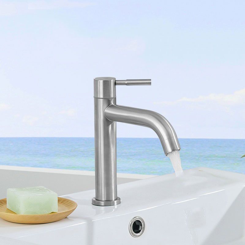 BowLift | Industrial vessel fitting stainless steel lever handle sink faucet