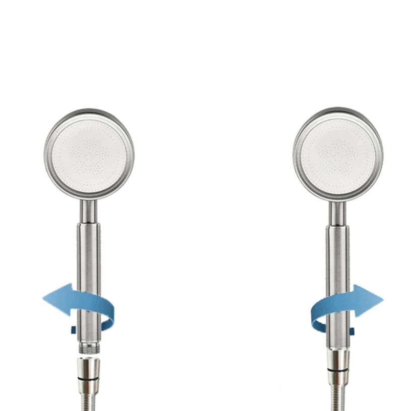 BowLift | Round Handheld Shower Water Saving Showerhead Made of Stainless Steel