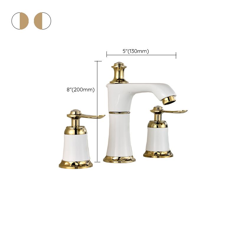 BowLift | Glam Bathtub Faucet Trim Deck Mounted Lever Handle Swivel Spout Bathtub Faucet