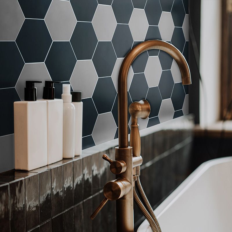 BowLift | Hexagonal Peel and Stick Tiles Modern Peel and Stick Backsplash 20 Pack for the Bathroom