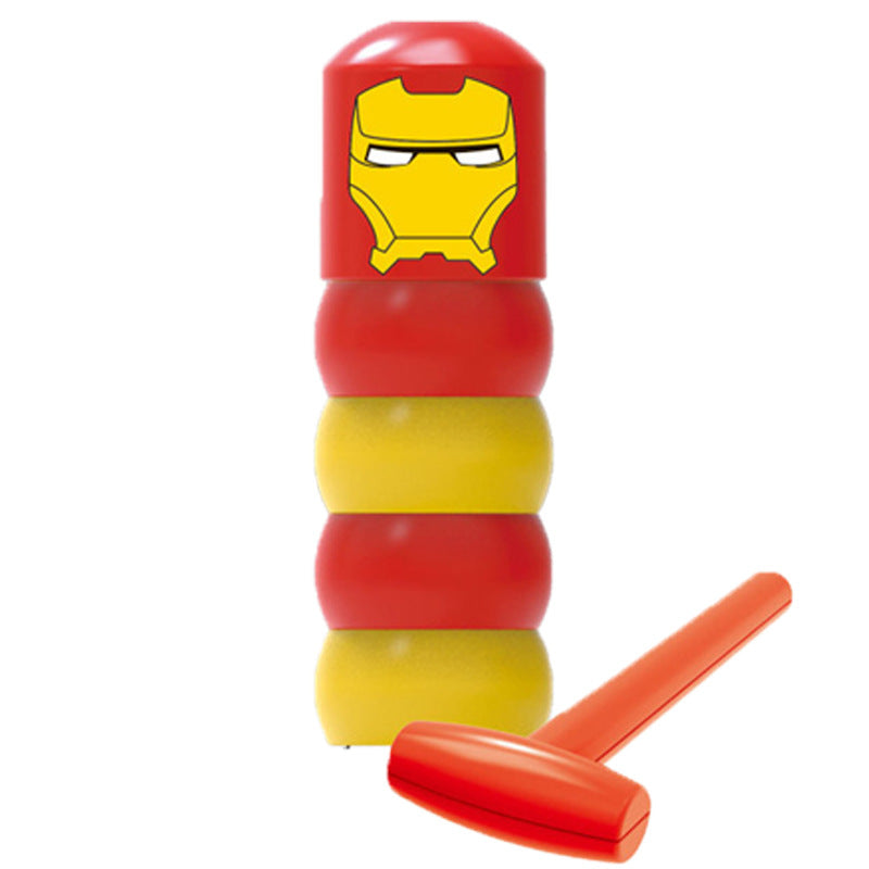 BowLift | Magic Wooden Man Toy | Unbreakable Trick Figure | Classic Educational Play | 10cm