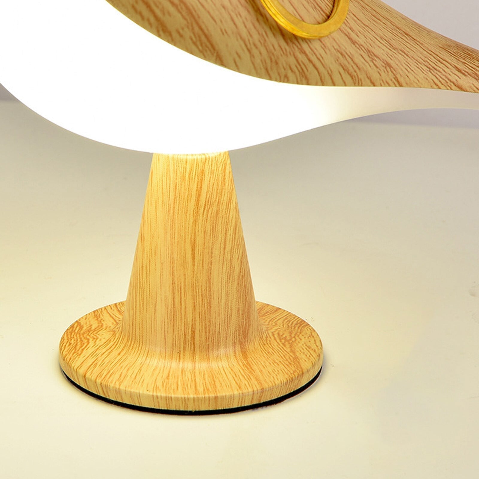 BowLift | Modern Wood LED Table Lamp Bird Design