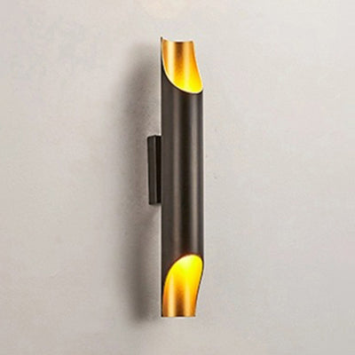 BowLift | Gold/Black/White Tube Wall Lamp Wall Light Modern Style 2/4 Lights Metal Wall Mounted Lamp for Living Room